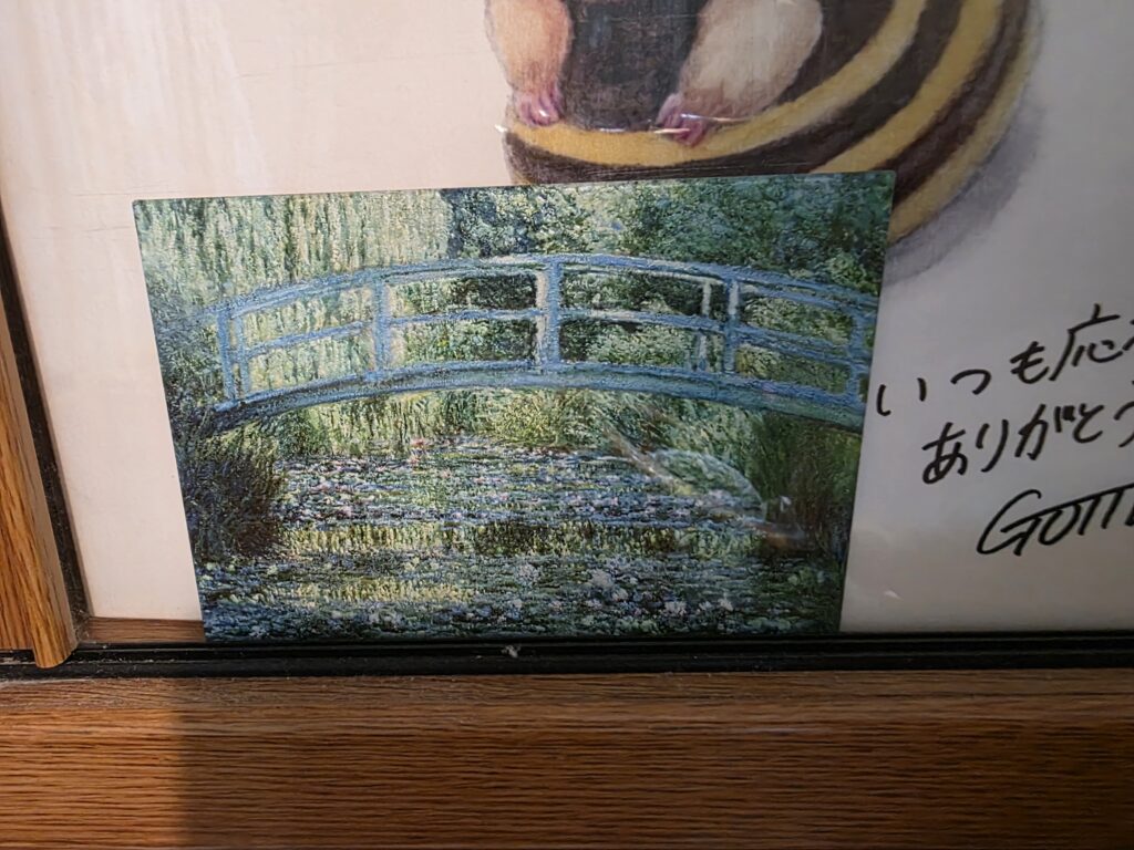 ポストカード記録帳の例｜絵葉書に日付と一言感想を添えてファイル